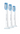 PHILIPS Sonicare HX6053/63 S Sensitive sonic toothbrush heads (3pcs)